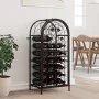 Botellero para 33 botellas hierro forjado negro 45x36x100 cm de , Botelleros - Ref: Foro24-358369, Precio: 94,89 €, Descuento: %