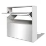 Mueble zapatero 2 niveles y espejo blanco 63x17x67 cm de vidaXL, Zapateros y organizadores de calzado - Ref: Foro24-243046, P...