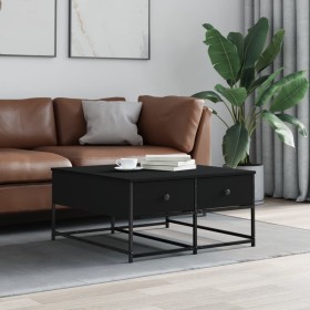 Mesa de centro madera de ingeniería negro 80x80x40 cm de , Mesas de centro - Ref: Foro24-835354, Precio: 55,67 €, Descuento: %