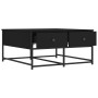 Mesa de centro madera de ingeniería negro 80x80x40 cm de , Mesas de centro - Ref: Foro24-835354, Precio: 55,67 €, Descuento: %