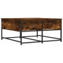Mesa de centro madera de ingeniería roble ahumado 80x80x40 cm de , Mesas de centro - Ref: Foro24-835356, Precio: 45,97 €, Des...