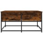 Mesa de centro madera de ingeniería roble ahumado 80x80x40 cm de , Mesas de centro - Ref: Foro24-835356, Precio: 45,97 €, Des...