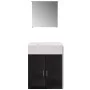 Conjunto de mueble y lavabo 3 piezas negro de vidaXL, Muebles de baño - Ref: Foro24-272227, Precio: 135,39 €, Descuento: %