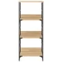Estantería de madera ingeniería roble Sonoma 50x33x117,5 cm de , Librerías y estanterías - Ref: Foro24-835270, Precio: 49,48 ...