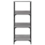 Estantería de madera de ingeniería gris Sonoma 50x33x117,5 cm de , Librerías y estanterías - Ref: Foro24-835272, Precio: 49,3...