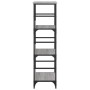 Estantería de madera de ingeniería gris Sonoma 50x33x117,5 cm de , Librerías y estanterías - Ref: Foro24-835272, Precio: 49,3...