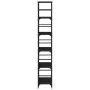 Estantería de madera de ingeniería negra 50x33x188,5 cm de , Librerías y estanterías - Ref: Foro24-835279, Precio: 66,02 €, D...