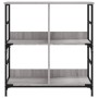 Estantería de madera de ingeniería gris Sonoma 78,5x33x82 cm de , Librerías y estanterías - Ref: Foro24-835247, Precio: 52,38...