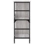 Estantería de madera de ingeniería gris Sonoma 78,5x33x82 cm de , Librerías y estanterías - Ref: Foro24-835247, Precio: 52,38...