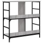 Estantería de madera de ingeniería gris Sonoma 78,5x33x82 cm de , Librerías y estanterías - Ref: Foro24-835247, Precio: 52,38...
