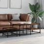 Mesas de centro apilables 2 pzas madera ingeniería roble humo de , Mesas de centro - Ref: Foro24-835396, Precio: 48,32 €, Des...