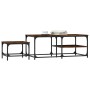 Mesas de centro apilables 2 pzas madera ingeniería roble humo de , Mesas de centro - Ref: Foro24-835396, Precio: 48,32 €, Des...