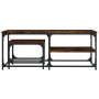 Mesas de centro apilables 2 pzas madera ingeniería roble humo de , Mesas de centro - Ref: Foro24-835396, Precio: 48,32 €, Des...