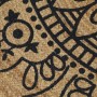 Alfombra de yute tejida a mano estampado azul oscuro 150 cm en Alfombras | Comprar online en Foru.es