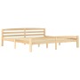 Estructura de cama de madera maciza de pino 200x200 cm de vidaXL, Camas y somieres - Ref: Foro24-322067, Precio: 109,71 €, De...