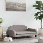 Cama para perros de tela gris taupé 70x45x30 cm en Camas para perros | Comprar online en Foru.es