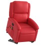 Sillón reclinable de masaje de pie cuero artificial rojo en Sillones | Comprar online en Foru.es