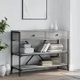 Mesa consola con cajones estantes madera ingeniería Sonoma gris de , Mesas auxiliares - Ref: Foro24-833406, Precio: 104,16 €,...