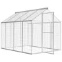 Pajarera exterior de aluminio 178x242x192 cm de vidaXL, Jaulas y habitáculos para animales pequeños - Ref: Foro24-170349, Pre...