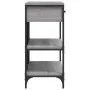 Mesa consola con cajones estantes madera ingeniería Sonoma gris de , Mesas auxiliares - Ref: Foro24-833406, Precio: 104,16 €,...