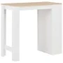 Mesa alta de cocina con estantería blanca 110x50x103 cm de , Mesas de cocina y de comedor - Ref: Foro24-280215, Precio: 123,6...