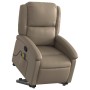 Sillón reclinable masaje pie cuero artificial color capuchino en Sillones | Comprar online en Foru.es