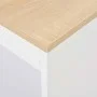 Mesa alta de cocina con estantería blanca 110x50x103 cm de , Mesas de cocina y de comedor - Ref: Foro24-280215, Precio: 123,6...