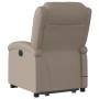 Sillón reclinable masaje pie cuero artificial color capuchino en Sillones | Comprar online en Foru.es