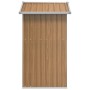 Cobertizo de jardín acero galvanizado marrón 126x97,5x177 cm de , Cobertizos - Ref: Foro24-316236, Precio: 163,20 €, Descuent...