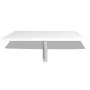 Folding wall table white 100x60 cm by vidaXL, Folding tables - Ref: Foro24-243054, Price: 63,54 €, Discount: %