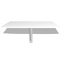 Mesa plegable de pared blanco 100x60 cm de vidaXL, Mesas plegables - Ref: Foro24-243054, Precio: 59,63 €, Descuento: %