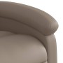 Sillón reclinable masaje pie cuero artificial color capuchino en Sillones | Comprar online en Foru.es