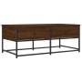 Mesa de centro madera de ingeniería roble marrón 100x51x40 cm de , Mesas de centro - Ref: Foro24-833974, Precio: 62,16 €, Des...
