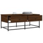 Mesa de centro madera de ingeniería roble marrón 100x51x40 cm de , Mesas de centro - Ref: Foro24-833974, Precio: 62,16 €, Des...