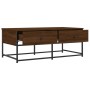 Mesa de centro madera de ingeniería roble marrón 100x51x40 cm de , Mesas de centro - Ref: Foro24-833974, Precio: 62,16 €, Des...