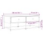 Mesa de centro madera de ingeniería roble marrón 100x51x40 cm de , Mesas de centro - Ref: Foro24-833974, Precio: 62,16 €, Des...