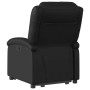 Sillón reclinable elevable eléctrico de cuero sintético negro en Sillones | Comprar online en Foru.es