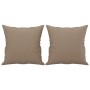 Juego de sofás con cojines 2 piezas cuero sintético capuchino de , Sofás - Ref: Foro24-3201372, Precio: 431,53 €, Descuento: %