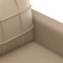 Juego de sofás con cojines 2 piezas cuero sintético capuchino de , Sofás - Ref: Foro24-3201372, Precio: 431,53 €, Descuento: %