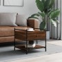Mesa de centro madera de ingeniería marrón roble 50x50x50 cm de , Mesas de centro - Ref: Foro24-833969, Precio: 47,37 €, Desc...