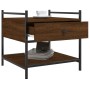 Mesa de centro madera de ingeniería marrón roble 50x50x50 cm de , Mesas de centro - Ref: Foro24-833969, Precio: 47,37 €, Desc...