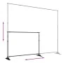 Soportes de telón de fondo 2 uds acero negro 305x243 cm de , Montajes de estudio - Ref: Foro24-3187467, Precio: 190,25 €, Des...