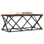 Mesa de centro madera de ingeniería roble ahumado 100x49x40 cm de , Mesas de centro - Ref: Foro24-835361, Precio: 45,81 €, De...