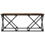 Mesa de centro madera de ingeniería roble ahumado 100x49x40 cm de , Mesas de centro - Ref: Foro24-835361, Precio: 45,81 €, De...