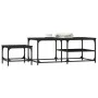 Mesas de centro apilables 2 piezas madera de ingeniería negro by , Coffee table - Ref: Foro24-835394, Price: 49,08 €, Discoun...