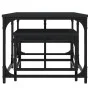 Mesas de centro apilables 2 piezas madera de ingeniería negro by , Coffee table - Ref: Foro24-835394, Price: 49,08 €, Discoun...