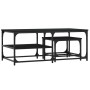 Mesas de centro apilables 2 piezas madera de ingeniería negro de , Mesas de centro - Ref: Foro24-835394, Precio: 49,78 €, Des...