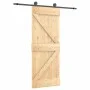 Puerta corredera con herrajes madera maciza de pino 85x210 cm von , Türen - Ref: Foro24-3203045, Preis: 187,56 €, Rabatt: %