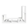 Mueble para TV en forma de L blanco de vidaXL, Muebles TV - Ref: Foro24-243066, Precio: 128,10 €, Descuento: %