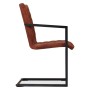 Sillas de comedor 2 unidades cuero auténtico marrón de , Sillas de comedor - Ref: Foro24-245658, Precio: 344,73 €, Descuento: %
